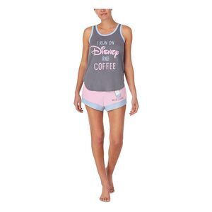 HYBRID APPAREL Womens Gray Elastic Band Tank Top and Shorts Pajamas XL